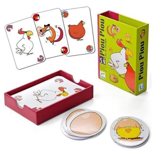 Djeco Card Game Piou Piou / jeu des cartes