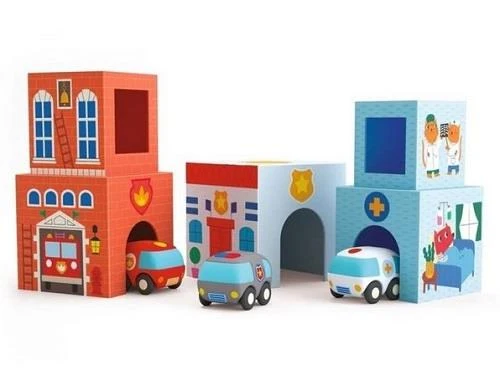 Djeco Stacking Game Topanicars - Jeu d'empilement