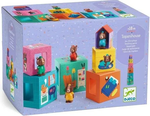 Djeco Stacking Game Topanihouse - Jeu d'empilement