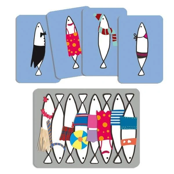 Djeco Card Game Sardines / Jeu de Cartes