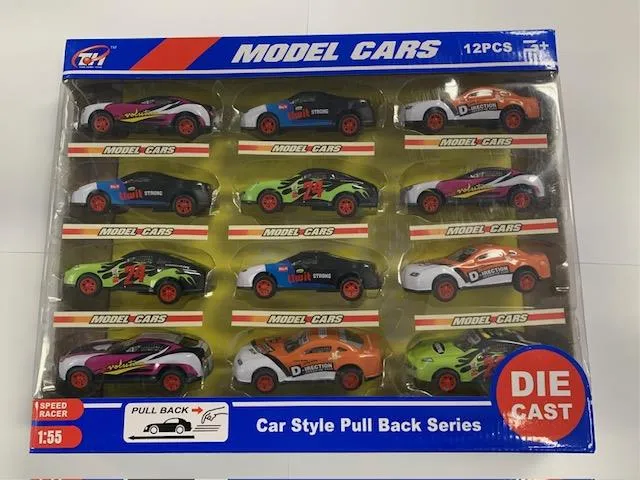 Die Cast Model Cars Pull Back Series de Voitures miniatures moulées sous pression à friction