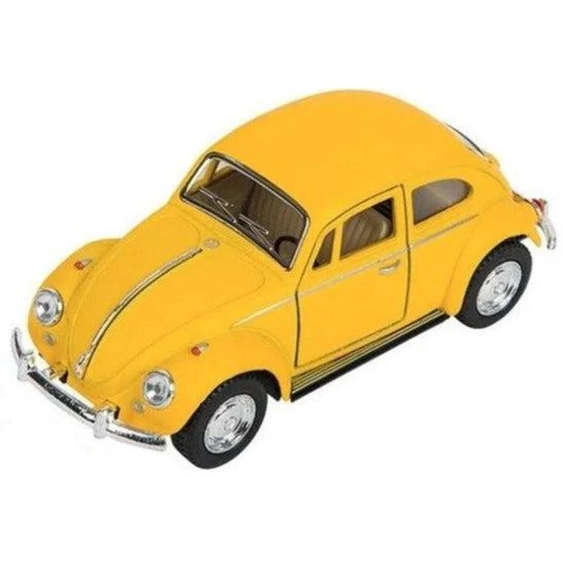 Volkswagen Classic Bug Diecast Car - Voiture miniature Coccinelle classique (Yellow/Jaune)
