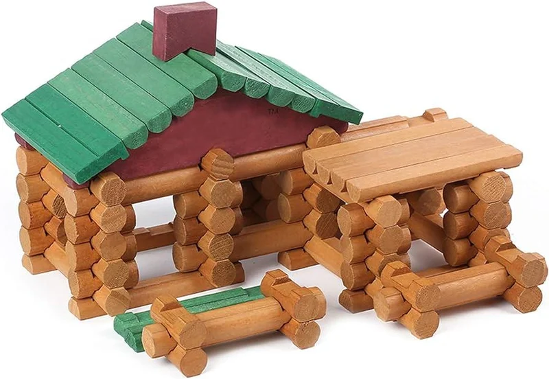 Timbers Builder Logs - Grume de bois Construction (90 pcs)
