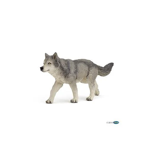 Papo Figurine Grey Wolf - Loup Gris