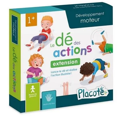 Placote Le dé des actions extension