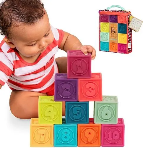 Battat One Two Squeeze Blocks / Blocs de compression Un Deux