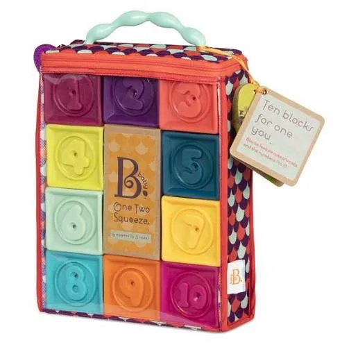 Battat One Two Squeeze Blocks / Blocs de compression Un Deux
