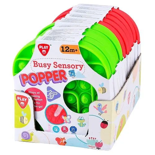 Busy Sensory Popper Alphabet Red - Popper Sensoriel Actif Alphabet Rouge