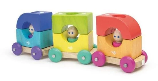 Tegu Magnetic Rainbow Tram Train / Train de tramway arc-en-ciel magnétique