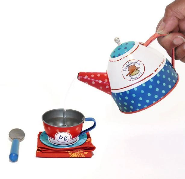 Paddington Tin Tea Set - Service à thé métallique (14 pcs)