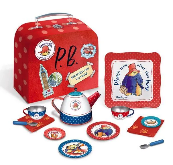 Paddington Tin Tea Set - Service à thé métallique (14 pcs)