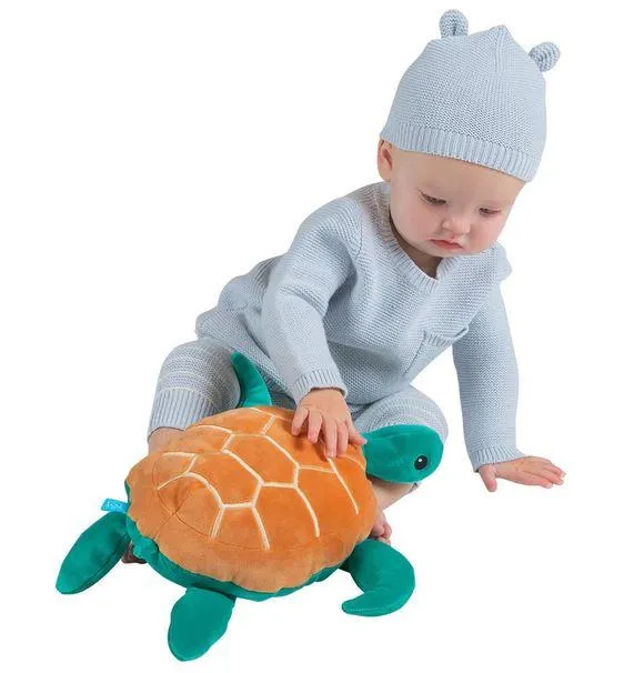 Manhattan Toy Velveteen Plush Salty Sea Turtle - Tortue de mer peluche
