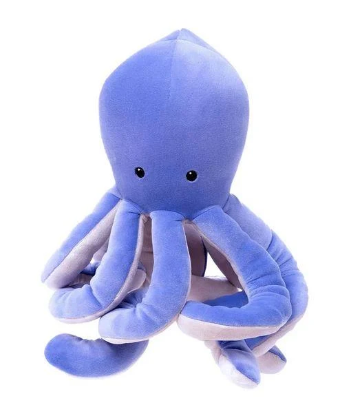 Manhattan Toy Velveteen Plush Sourpuss Octopus - Peluche Pieuvre Grincheux