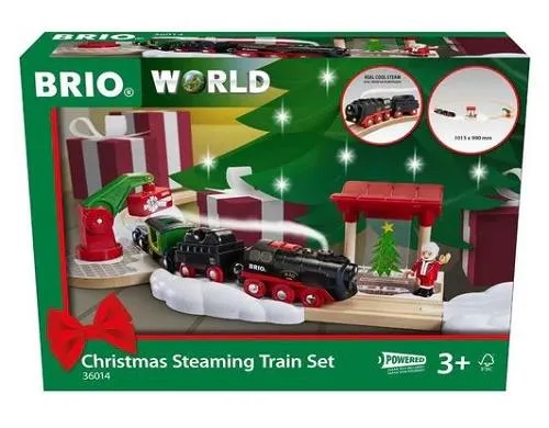 Brio Christmas Steaming Train de Noël à vapeur - 36014
