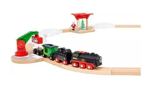 Brio Christmas Steaming Train de Noël à vapeur - 36014