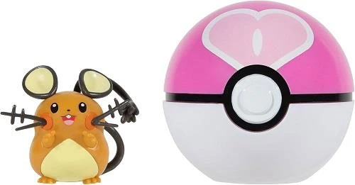Pokemon Clip 'n' Go Dedenne & Love Ball