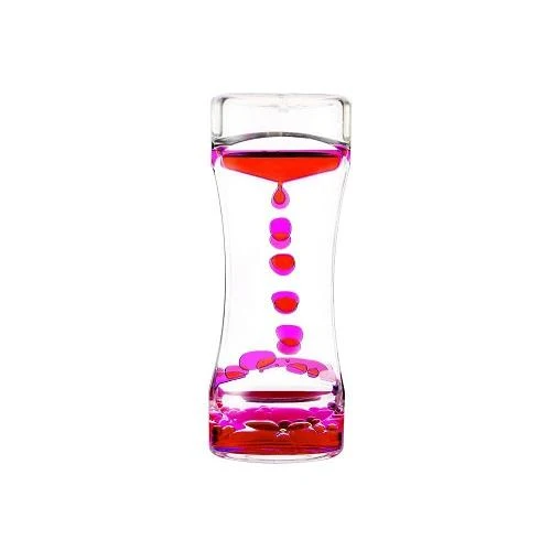 Water and Oil Timer - Minuteur en eau et huile (Red, Pink/rouge,rose)