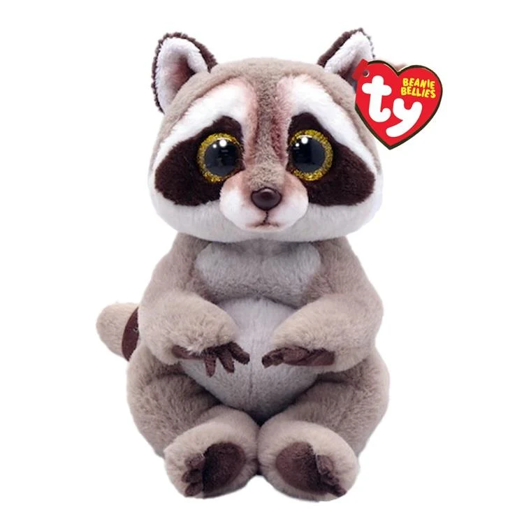 TY Beanie Bellie Raccoon - Petey - Raton laveur (Small/Petit)