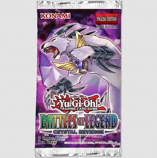 Yu-Gi-Oh Battles of Legend Crystal Revenge Booster Packs - Batailles de légende la vengeance du cristal ensembles de boosters