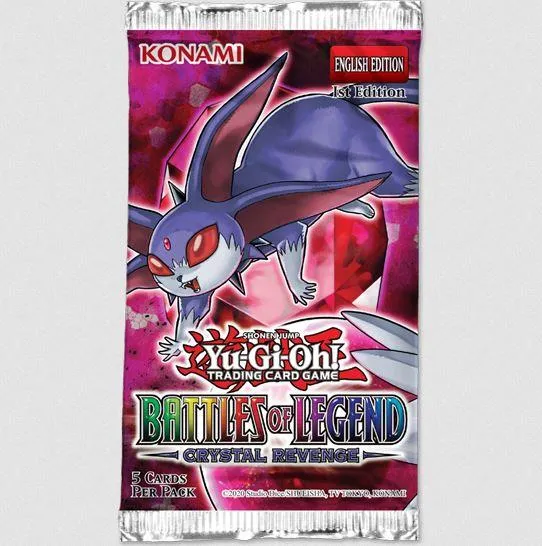 Yu-Gi-Oh Battles of Legend Crystal Revenge Booster Packs - Batailles de légende la vengeance du cristal ensembles de boosters