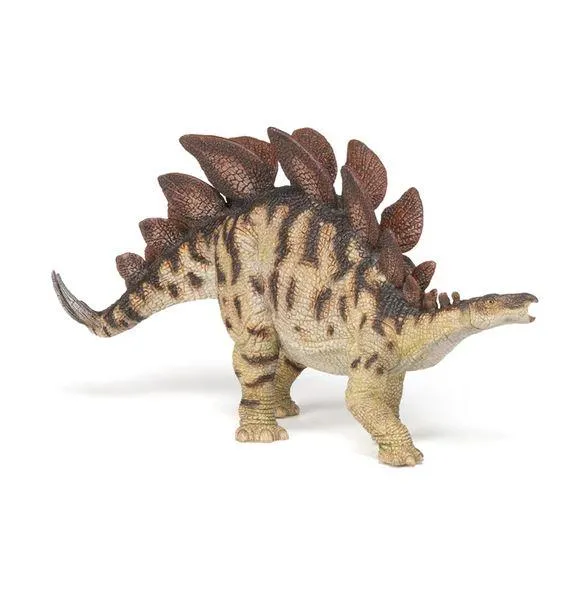 Papo Figurine Dinosaur Stegosaurus - Dinosaure Stégosaure (Brown/Brun)