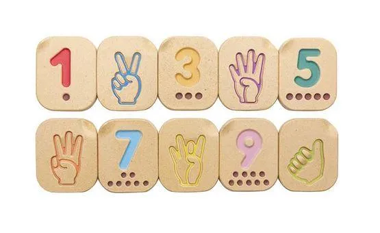 Hand Sign Numbers 1-10 - Signes de la main chiffres 1-10