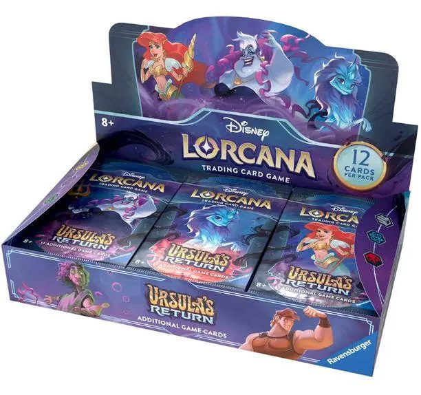 Disney Lorcana Ursula's Return Booster Pack - Le retour D'Ursula Paquet de Booster