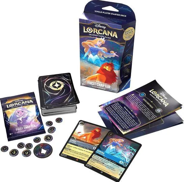 Disney Lorcana The First Chapter Sapphire & Steel Starter Deck - Premier Chapitre Deck de démarrage Saphir et Acier