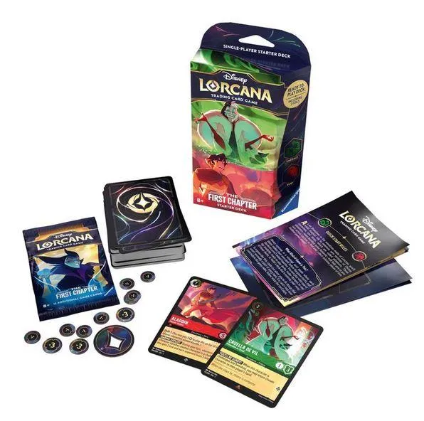 Disney Lorcana The First Chapter Ruby & Emerald Starter Deck - Premier Chapitre Deck de démarrage Rubis et Émeraude