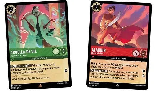 Disney Lorcana The First Chapter Ruby & Emerald Starter Deck - Premier Chapitre Deck de démarrage Rubis et Émeraude