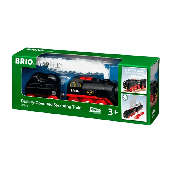 Brio Battery-Operated Steaming Train/Train à vapeur à batterie - 33884