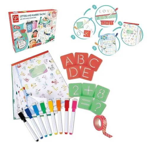 Hape Letters and Numbers Tracing - Traçage Lettres et chiffres