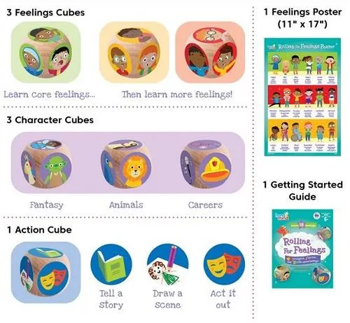 Rolling for Feelings Dice Game - Jeu de dés