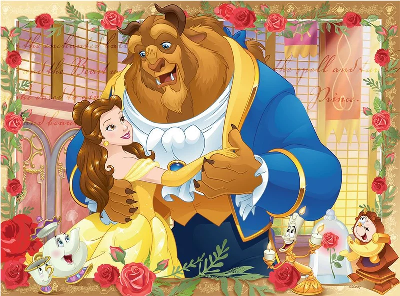 Disney Beauty and the Beast Ravensburger Puzzle Belle & Beast (100pcs)