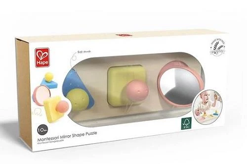 Hape Montessori Mirror Shape Puzzle Forme miroir
