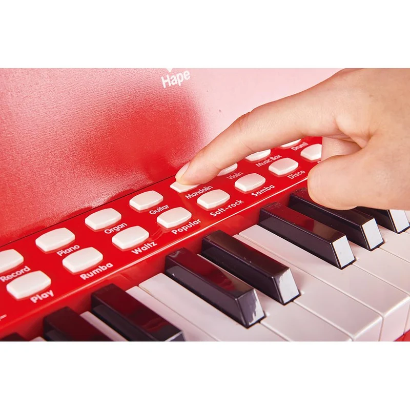 Hape Red Piano Learn with Lights - Piano rouge apprendre avec les lumières (Montreal, In-store or pick-up ONLY/En magasin ou ramassage seulement)