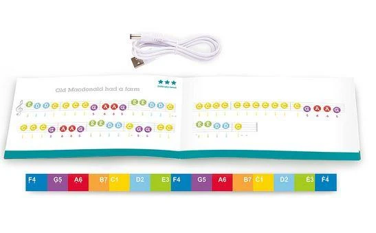 Hape Red Piano Learn with Lights - Piano rouge apprendre avec les lumières (Montreal, In-store or pick-up ONLY/En magasin ou ramassage seulement)