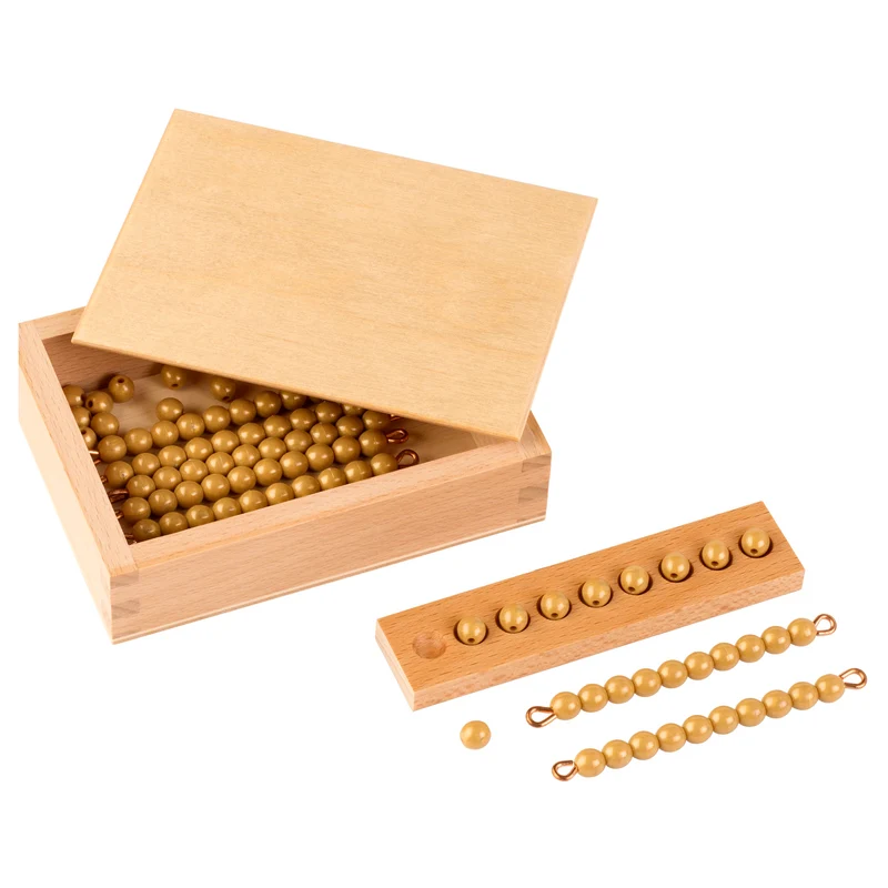 Boîte de perles pour tables de Seguin : 11 à 99 individuelles Nylon - Nienhuis AMI