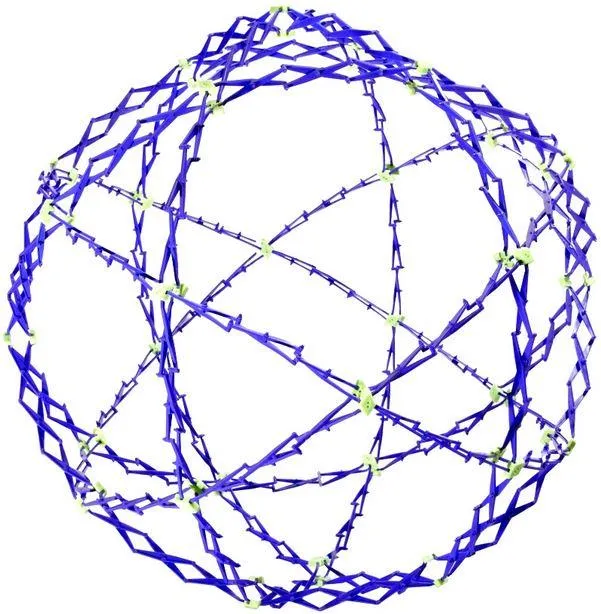 Hoberman Mini Sphere Expanding Universe - Univers en expansion (Blue/Bleu)