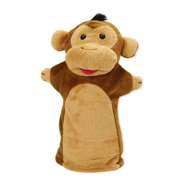 Melissa & Doug Puppets Safari Animals (Set of 6) / Marionnettes Animaux du Safari (Lot de 6)