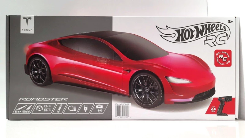 Tesla Hot Wheels RC Roadster Car - Voiture télécommandée