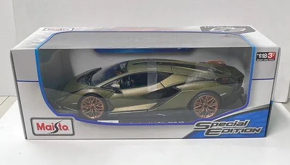 Maisto Lamborghini Sian FKP 37 Model Car - Modèle de Voiture (Metallic Gold/Or Métallique)