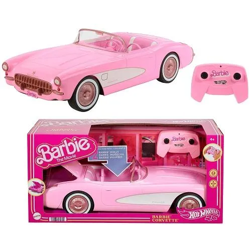 Barbie The Movie Barbie Corvette Hotwheels RC - La voiture télécommandée du film