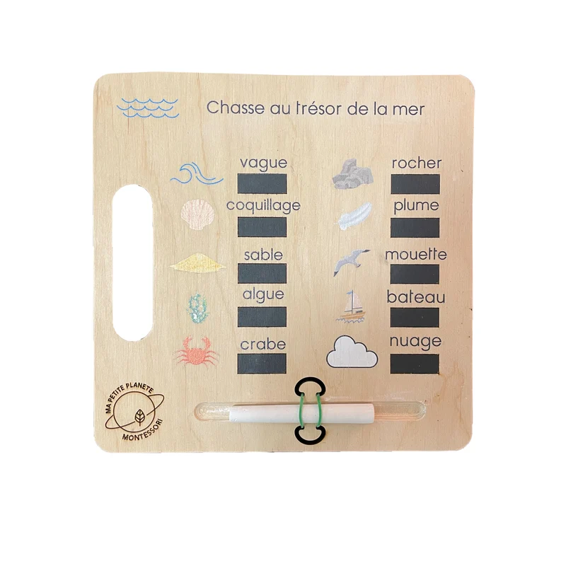 Chasse au trésor à la mer