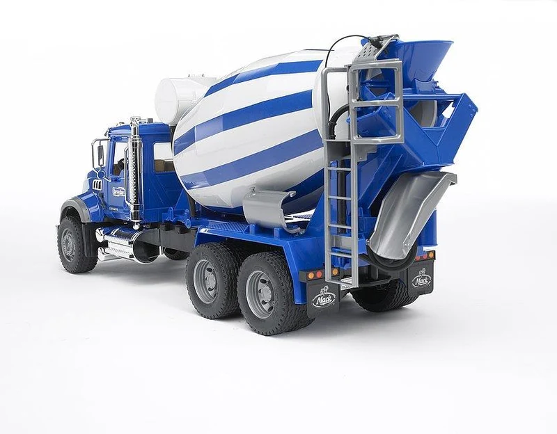 Bruder Mack Granite Cement Mixer/Camion Malaxeur à Ciment - 02814