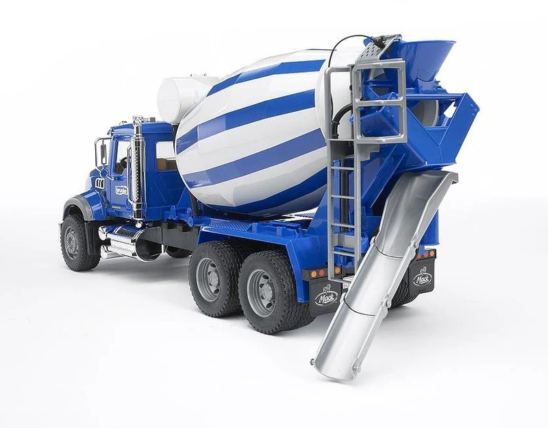 Bruder Mack Granite Cement Mixer/Camion Malaxeur à Ciment - 02814