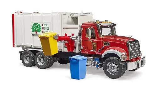 Bruder MAN Side Loading Garabge Truck/Camion à ordures à chargement latéral - 02811