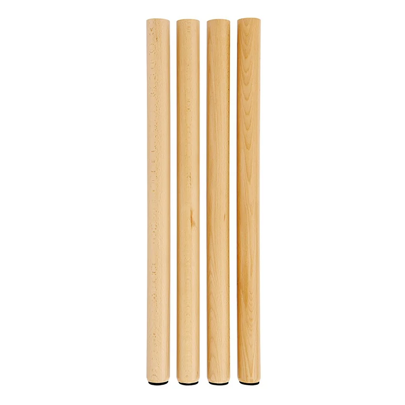 4 pieds de table : hauteur 74/76 cm