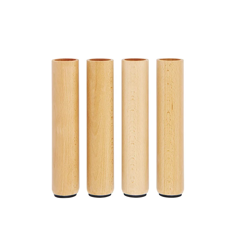 4 pieds de table : hauteur 24/26 cm