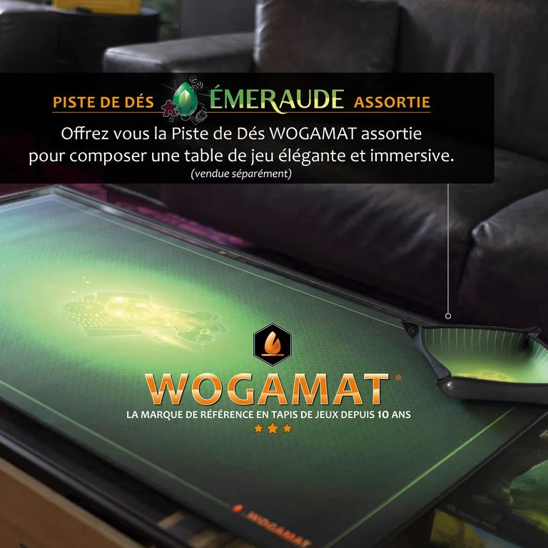 Tapis Néoprène Emeraude 60x100 cm